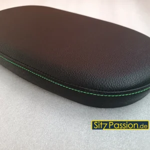 Sitzbank Schwarz mit grüner Naht - Simson Schwalbe KR51