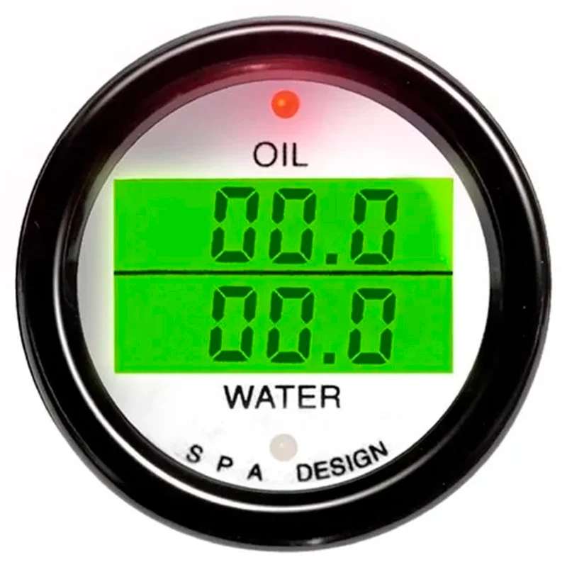 SPA - Digitale Doppelinstrumente: Öltemperatur / Wassertemperatur