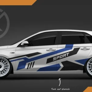Sport Wrapping Folien Dekor Set Car Styling Performance #016