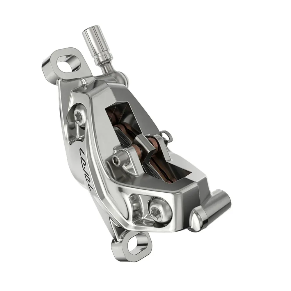 SRAM LEVEL ULTIMATE STEALTH 4-Kolben Vorderradbremse Silber