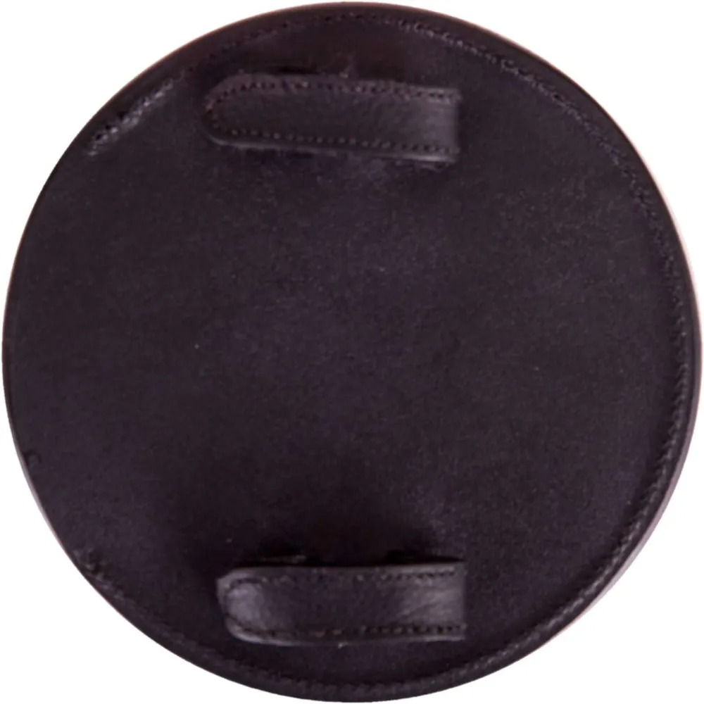 BR Startnummer Rund Leder Schwarz