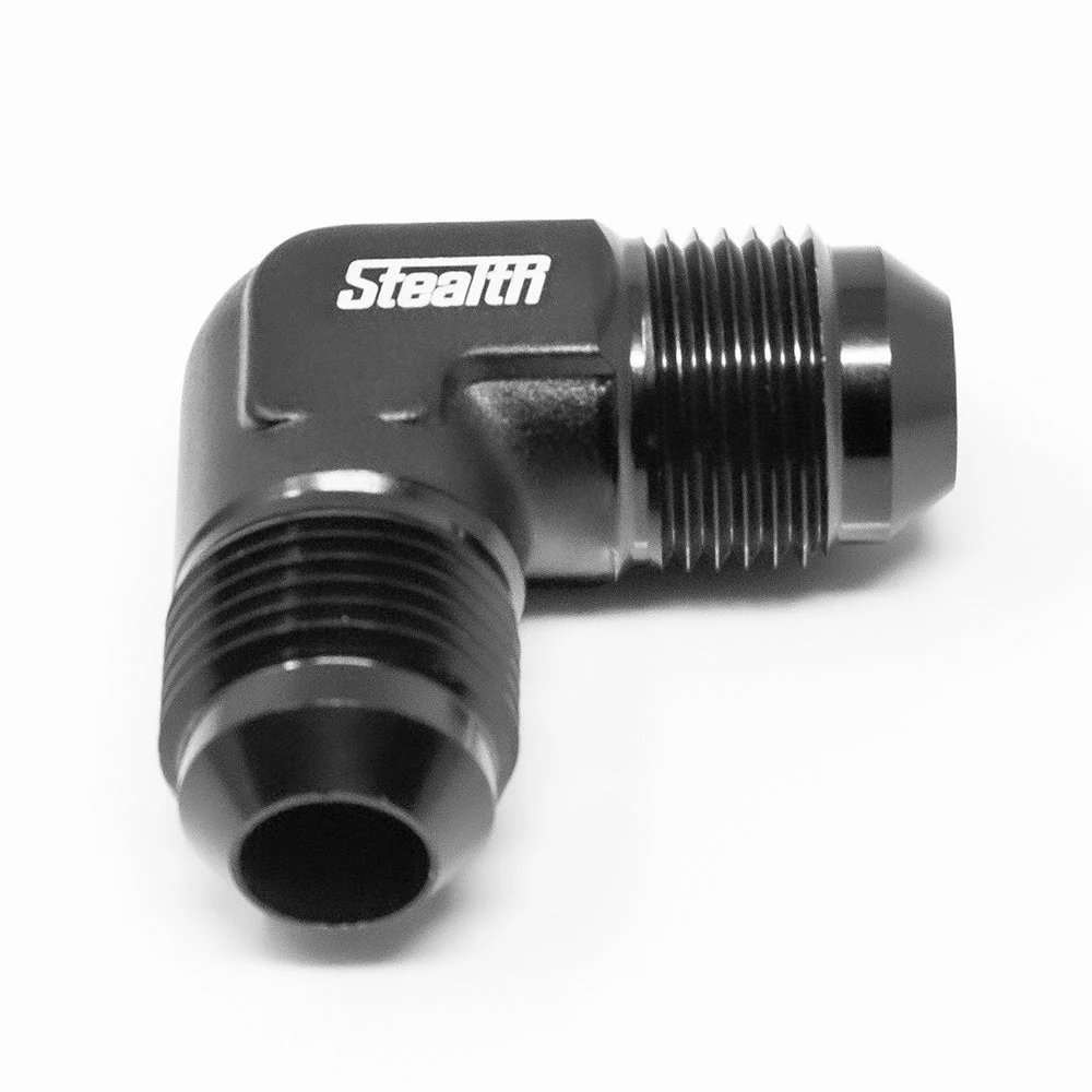 STEALTH - 90 Grad Dash/ Verbinder männlich/männlich (alle Größen / Aluminium) Stealth Performance
