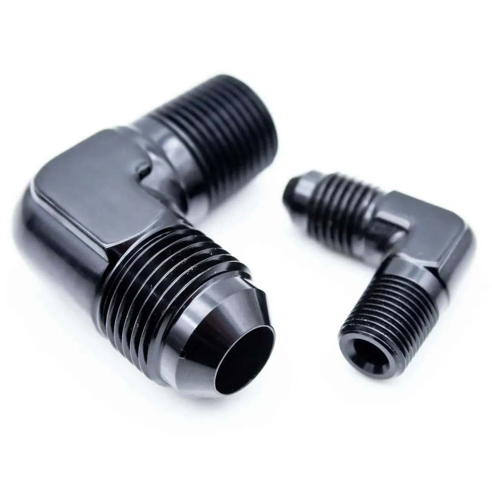 STEALTH - 90 Grad Dash/ Winkeldapter NPT (alle Größen / Aluminium) Stealth Performance