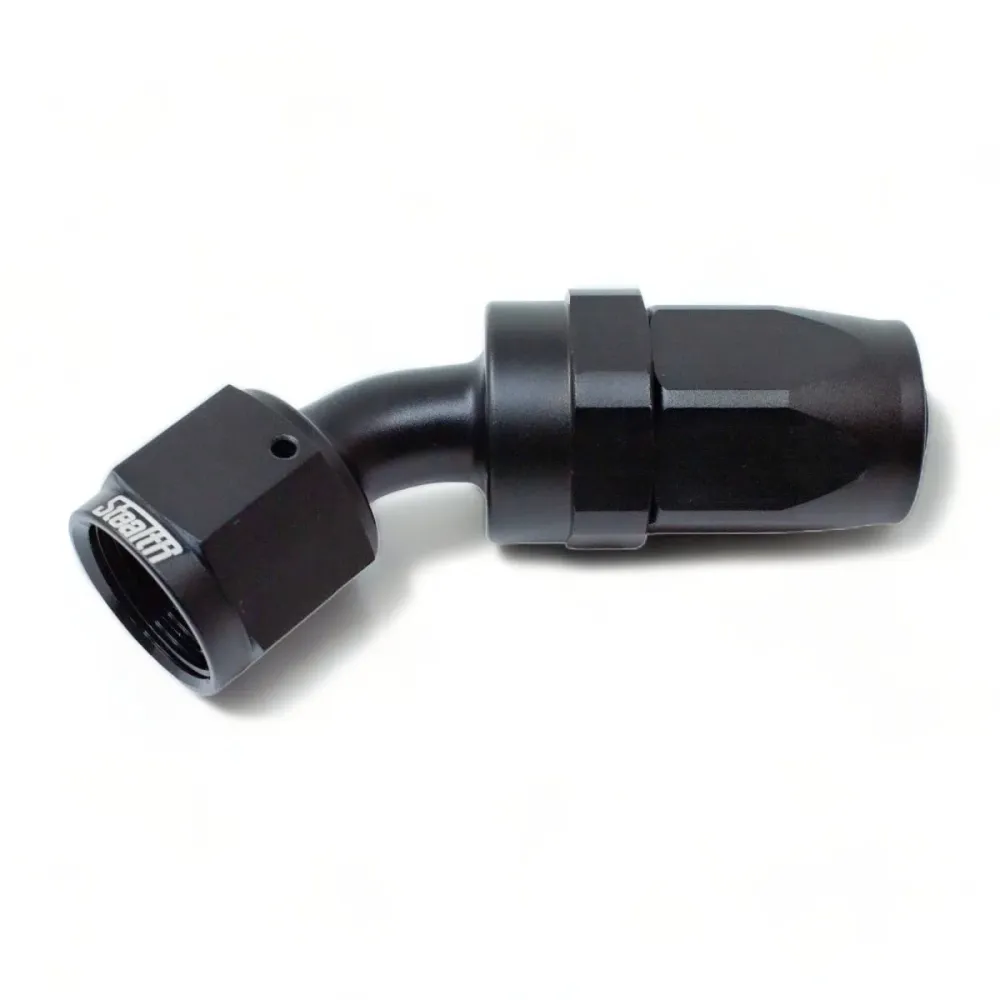 STEALTH NX-SERIES - 45 Grad Dash/ Fitting drehbar für Nitril/NBR (alle Größen / Aluminium) Stealth Performance
