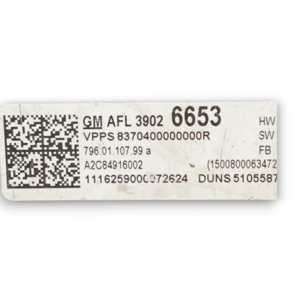 Steuergerät Beleuchtung Opel Astra K Cod. 39026653 (2015 > 2021)