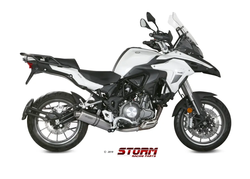 STORM OVAL Auspuff passend für BENELLI TRK 502 2017-2025