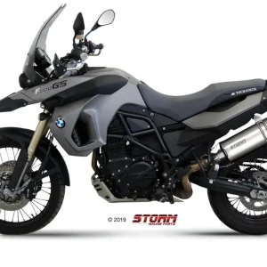 STORM OVAL Auspuff passend für BMW F 800 GS 2008-2017