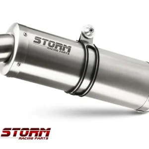 STORM OVAL Auspuff passend für SUZUKI V-STROM 1000 2002-2013