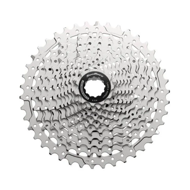 GRAVEL-Kassette 12V x 11/42 Zähne Silber - SHIMANO HG Freilaufkörper SUNRACE