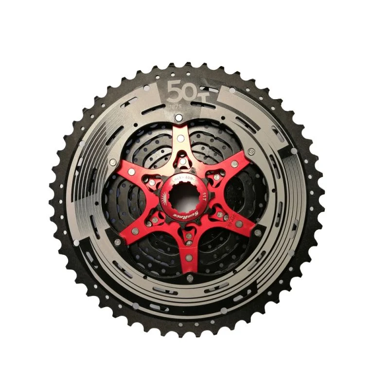 MTB-Kassette 12V x 11/50 Zähne aus schwarzem Aluminium - SHIMANO Freilaufkörper SUNRACE