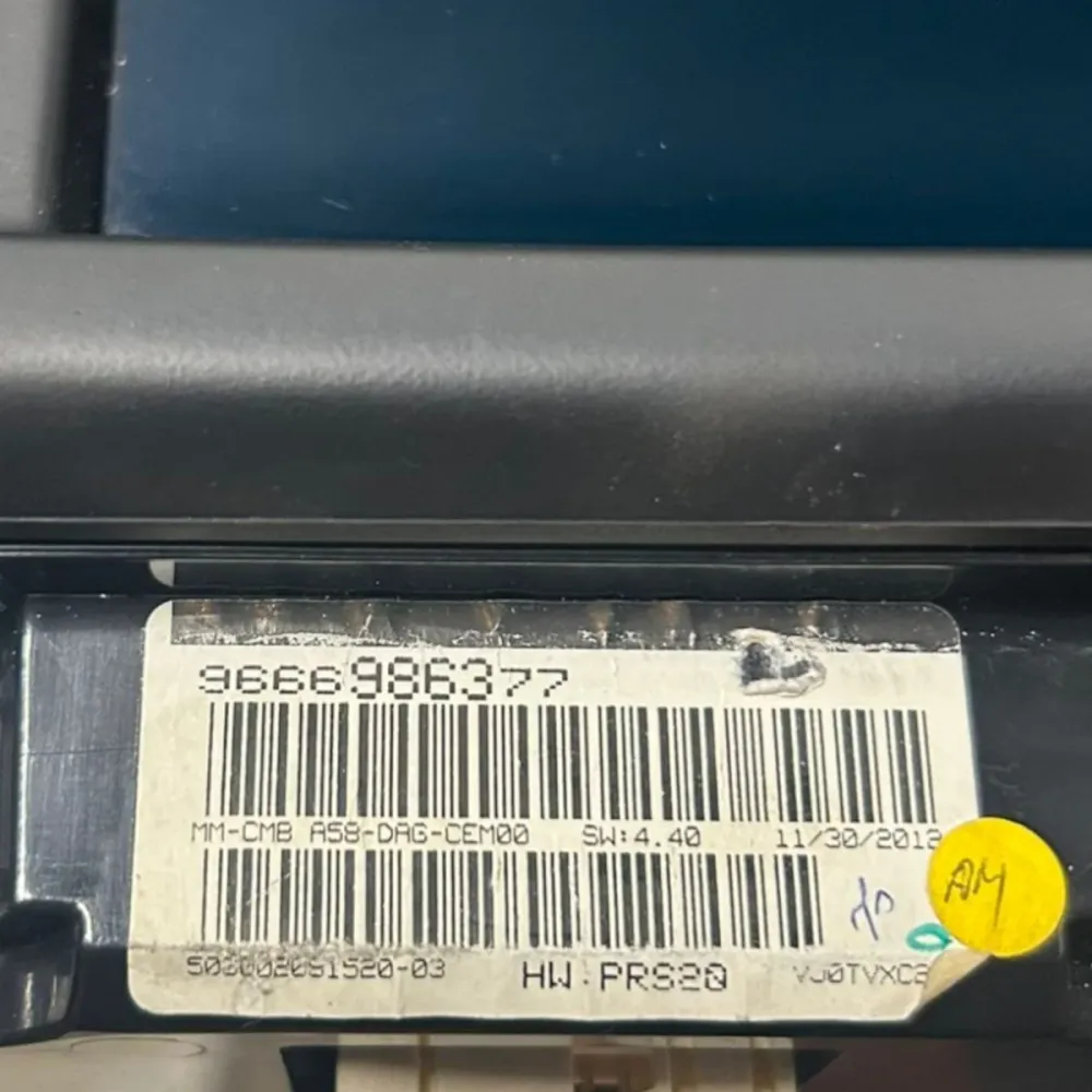 Tachometer / Kilometerzähler Citroen C3 Picasso 1.6 Diesel Cod: 9666986377 (2008 > 2017)