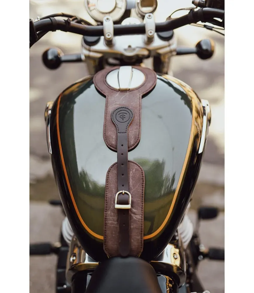 Tankabdeckung für Super Meteor 650 - Cafe Twin x Trip Machine - Braun