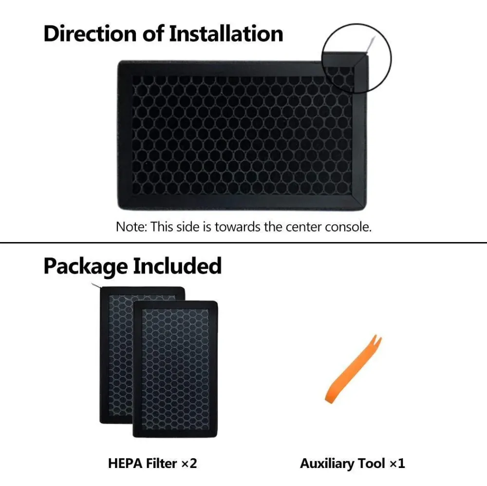 Tesla Model 3/Y HEPA-Luftfilter mit Aktivkohle (2017-2023)