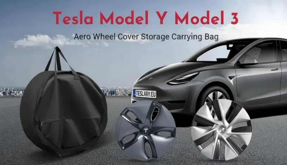 Tesla Model 3 Y Radabdeckung Aufbewahrungstasche für 18"oder 19"