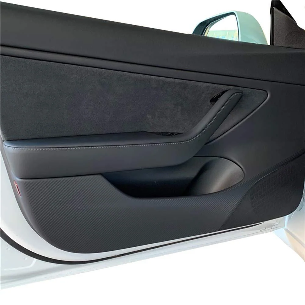 Tesla Model 3 Seitentür-Vinyl-Wrap-Guards-Set - Schützende Türkantenabdeckungen (4 Stück) für Model 3 (2017–2023)