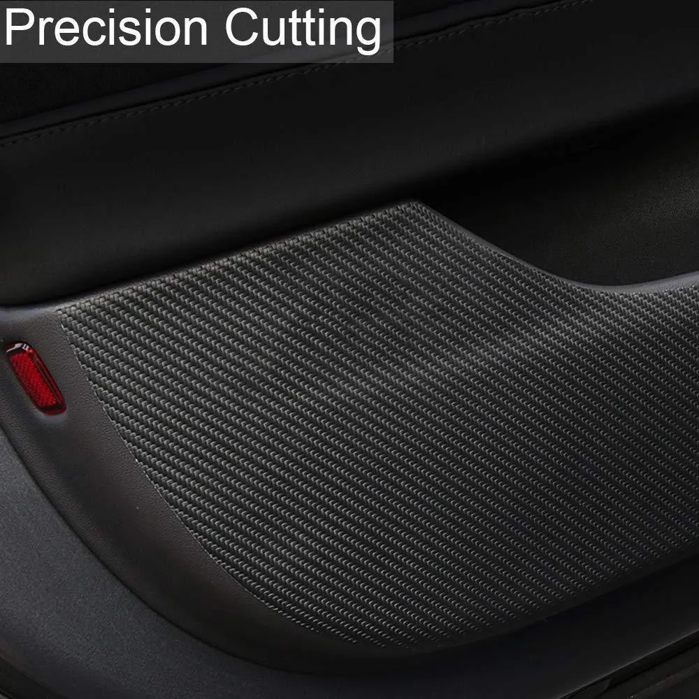 Tesla Model 3 Seitentür-Vinyl-Wrap-Guards-Set - Schützende Türkantenabdeckungen (4 Stück) für Model 3 (2017–2023)