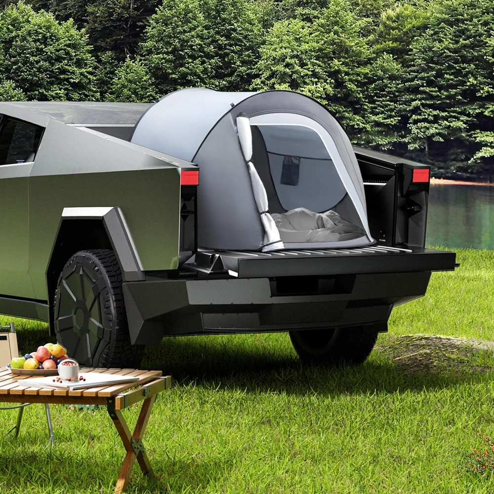 Tragbares Pop-Up-Campingzelt mit Kofferraumbett für Cybertruck