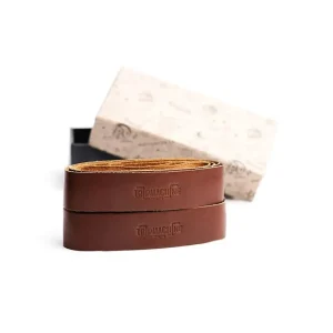 Trip Machine Motorradgriffe Cognac-Braun