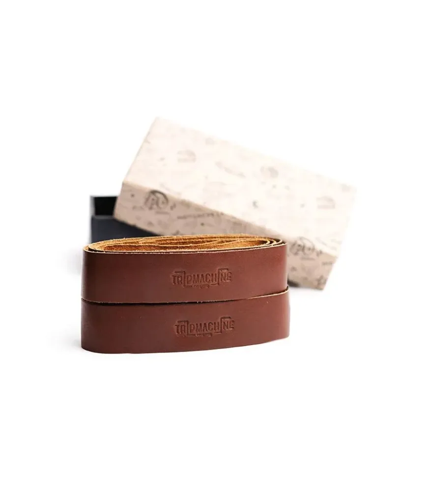 Trip Machine Motorradgriffe Cognac-Braun