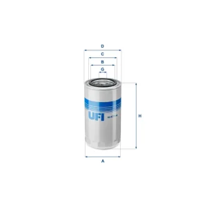 Original UFI Filters Ölfilter SpinOn 23.471.00