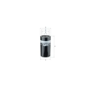 Original UFI Filters Ölfilter SpinOn 86.010.00