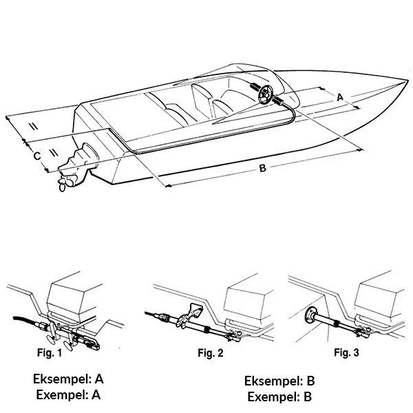 Ultraflex, Steuerkabel "Mach", 25 ft.
