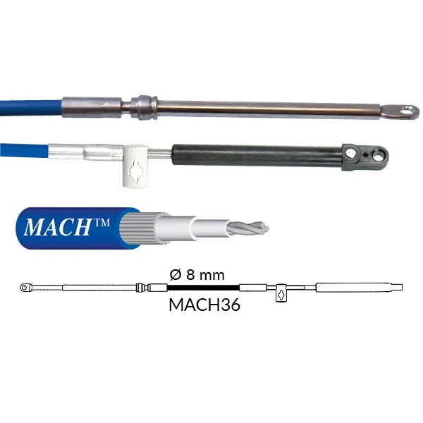 Ultraflex, Steuerkabel mach36, 11 ft, Hub: 87 mm