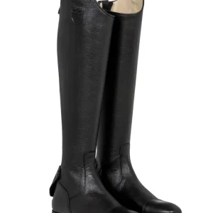 Unisex Reitstiefel aus Kalbsleder mit rückseitigem Reißverschluss Black 41 Tall Slim