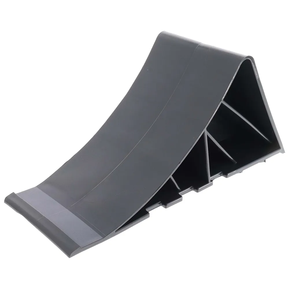 Unterlegkeil Bremskeil Schwarz mit Klipp-Halter