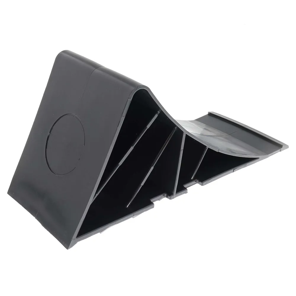 Unterlegkeil Bremskeil Schwarz mit Klipp-Halter