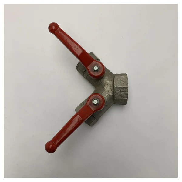 Vetus Messing Y-Ventil Zweiteiliges Kugelventil 1 1/2 Zoll