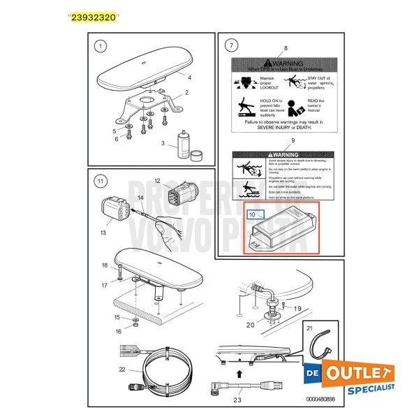 Volvo Penta DPS EVC 2.0 Gateway Grenzfläche - 23932320