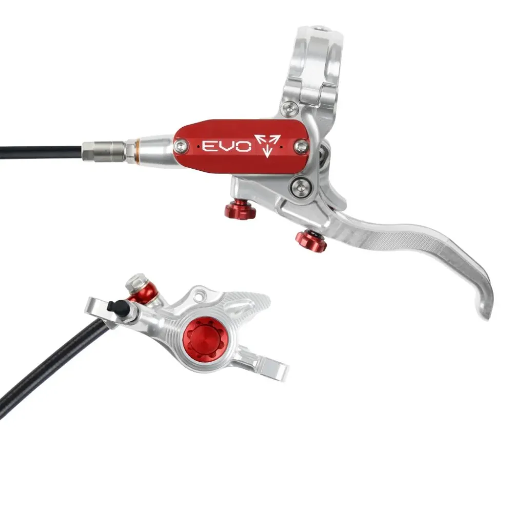 Vorderradbremse HOPE TECH 4 EVO X2 PM Silber/Rot