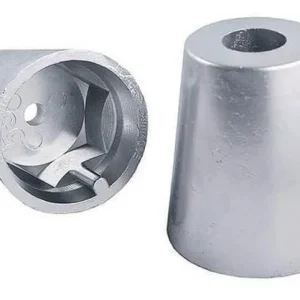 Wellenendanoden mit Innensechskant, Zink für 30-mm-Welle, 0,263 kg, R800401e