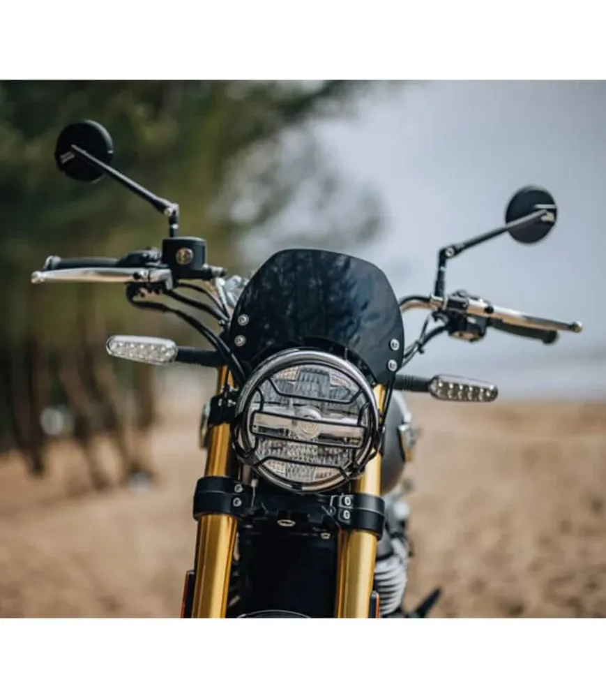 Windschutzscheibe Niedrig Schwarz für Bear 650 - Royal Enfield
