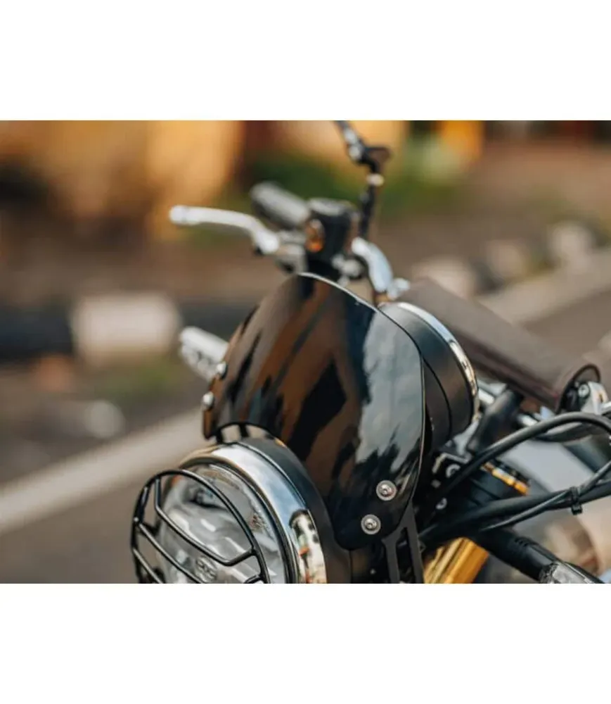 Windschutzscheibe Niedrig Schwarz für Bear 650 - Royal Enfield