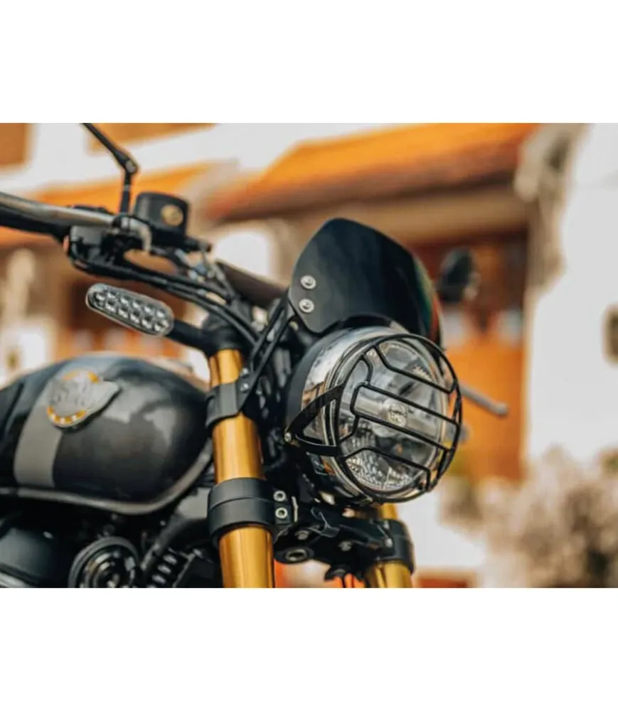Windschutzscheibe Niedrig Schwarz für Bear 650 - Royal Enfield