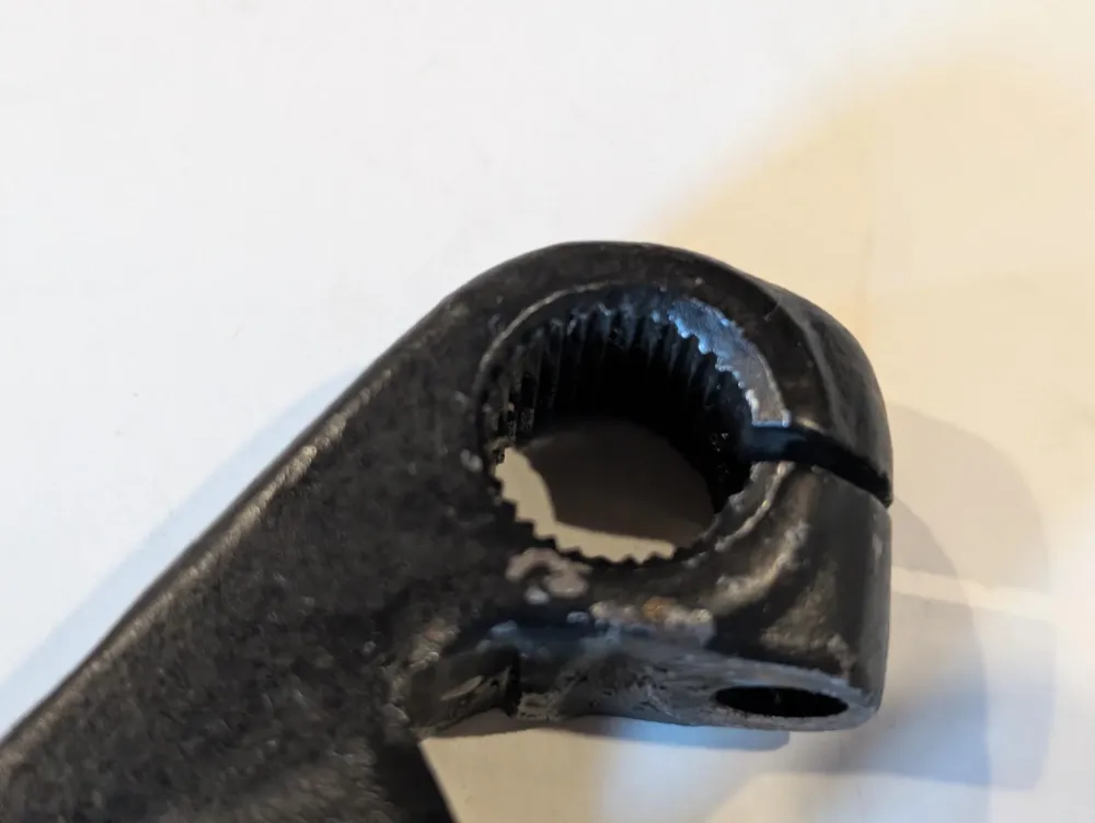 Yamaha DT175MX 2K4 Kickstarterhebel Fuss Raster, gebraucht