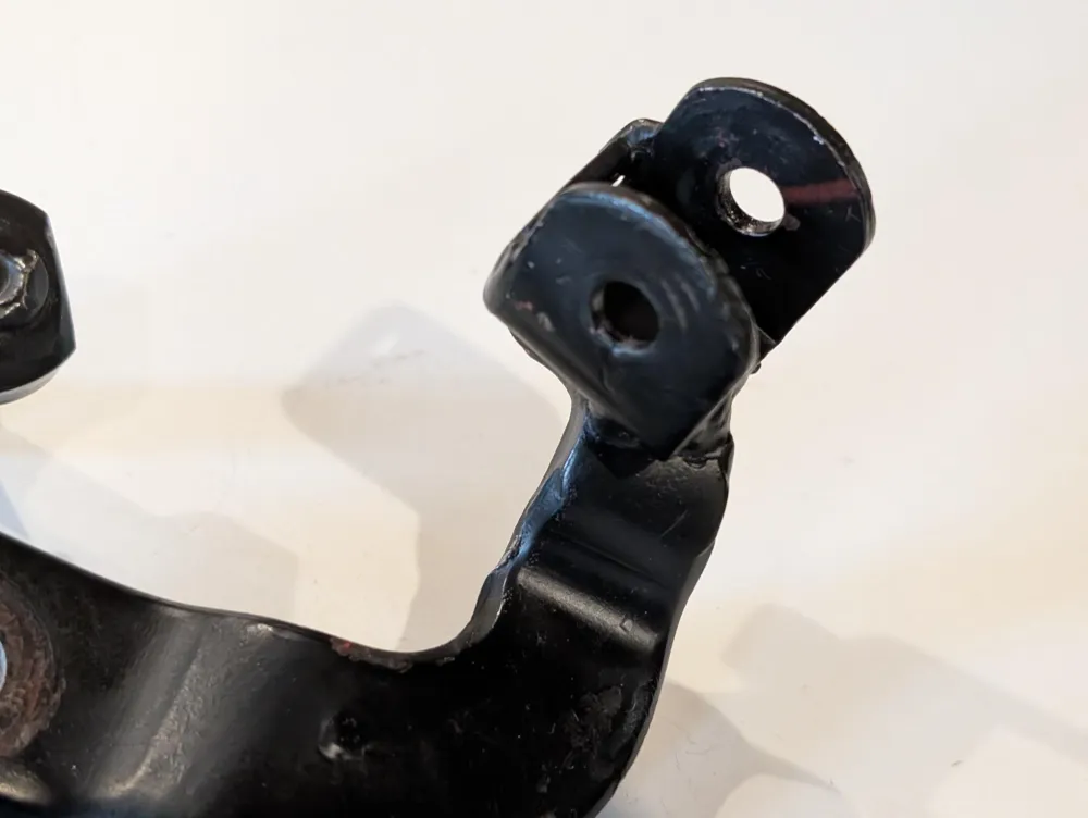Yamaha XT600 43F Fussrastenhalter vorne rechts Konsole Bremshebel 34L-27422 gebraucht