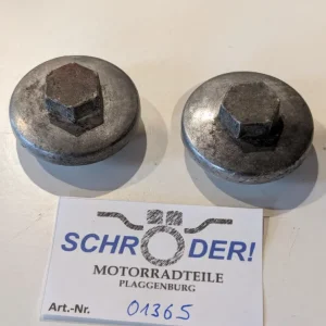 Yamaha XT600 43F Paar Ventildeckel Auslassseite 1H2-11186-00 gebraucht