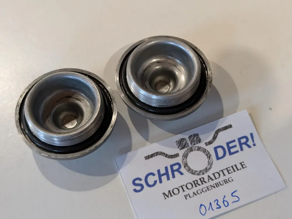 Yamaha XT600 43F Paar Ventildeckel Auslassseite 1H2-11186-00 gebraucht