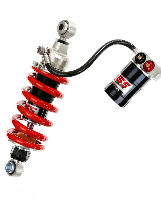 YSS-Hinterrad-Mono-Stoßdämpfer mit externem Reservoir auf Schlauch Gas Racing