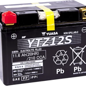 YUASA YTZ WERKSEITIG AKTIVIERTE AGM-WARTUNGSFREIE BATTERIEN BATTERIE NASS VERSIEGELT YTZ12S