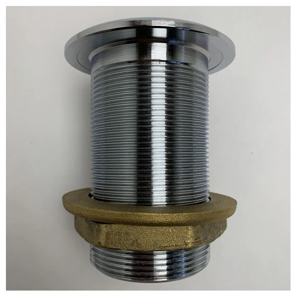 2 Zoll verchromt Messing Marine Drain Fitting - Durable korrosionsbeständig Meerwasser Drain