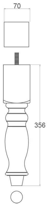 Doddington drehte Möbelbeine