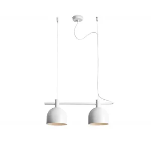 Beryl Duo weiße Hanglampe