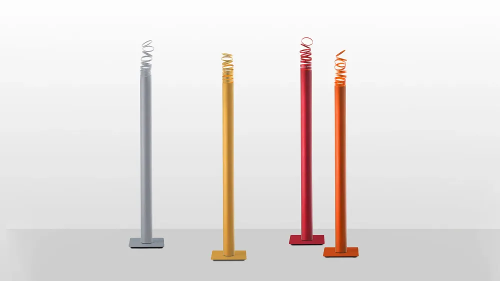 Stehlampe DECOMPOSE orange