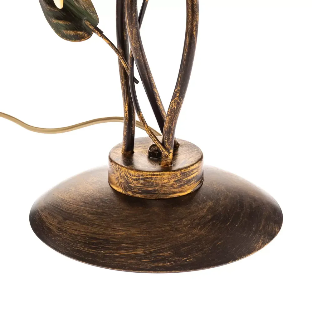 B-Ware Tischleuchte Miranda Dreiflammig Bronze Leselampe Tischlampe Lampe Leuchte Spot