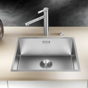 Blanco 500-FB Edelstahl-Waschbecken mit Installationskit