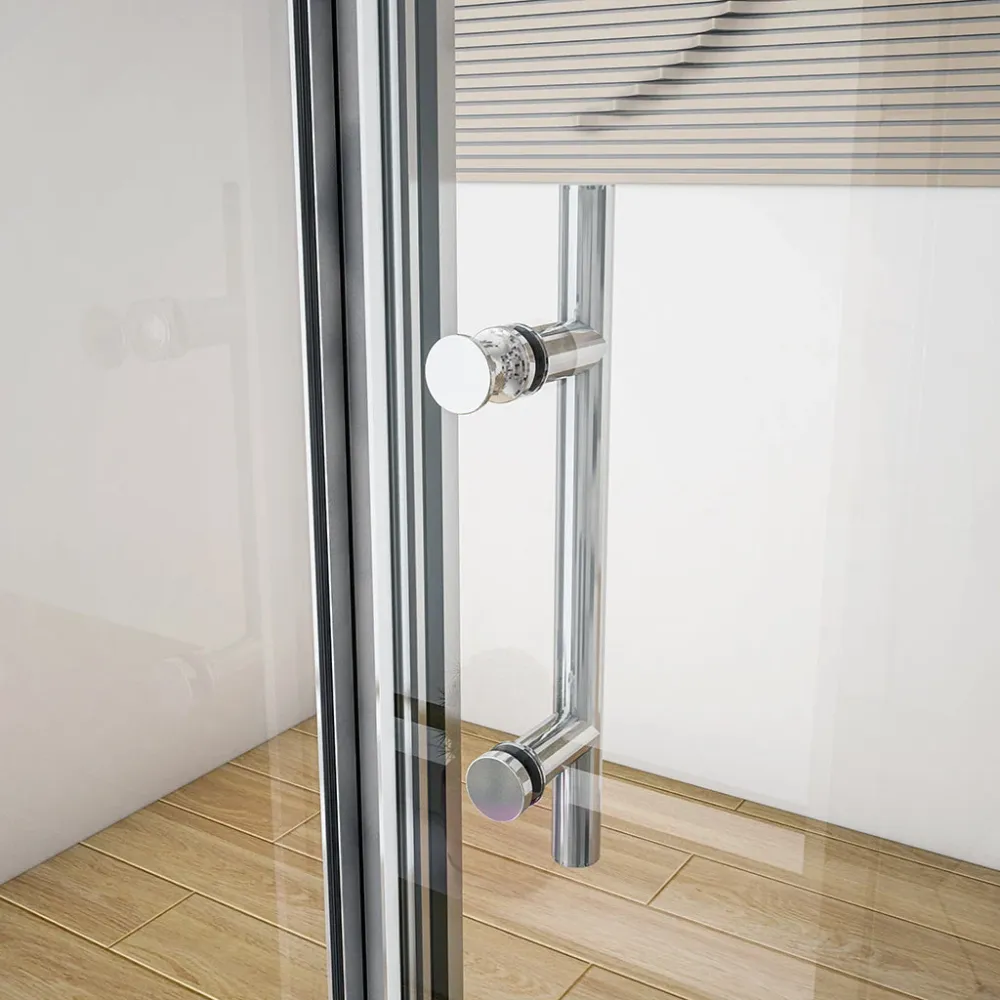 Duschkabine 120x80 H. 190 cm Schiebetür mit Seitenwand + Duschwanne + ablaufgarnitur Duschabtrennung